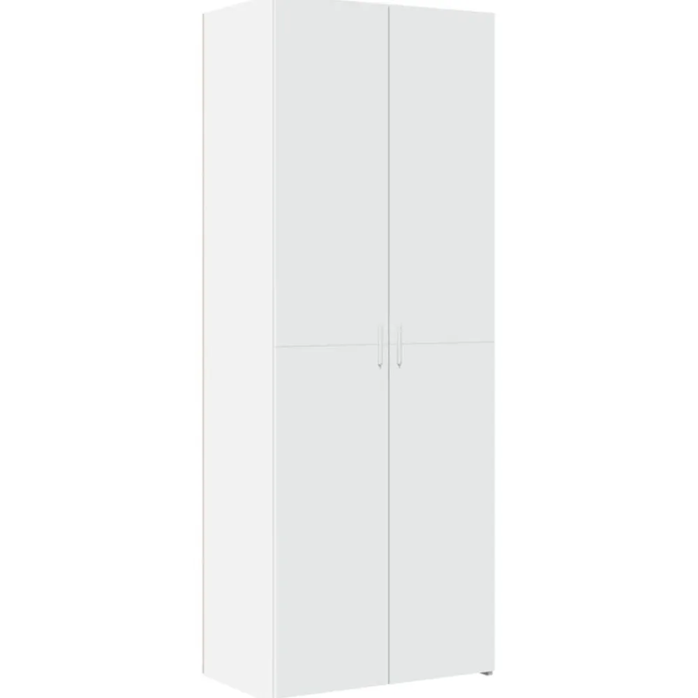 vidaXL Armario de madera de ingeniería 70x42,5x225 cm Blanco Hot