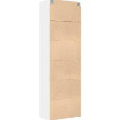 vidaXL Armario de madera de ingeniería 70x42,5x225 cm Blanco Hot
