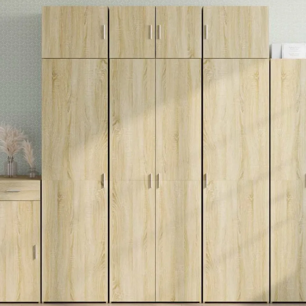 vidaXL Armarios Y Almacenamiento-Armario de madera de ingeniería 70x42,5x225 cm