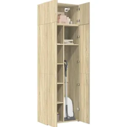 vidaXL Armarios Y Almacenamiento-Armario de madera de ingeniería 70x42,5x225 cm