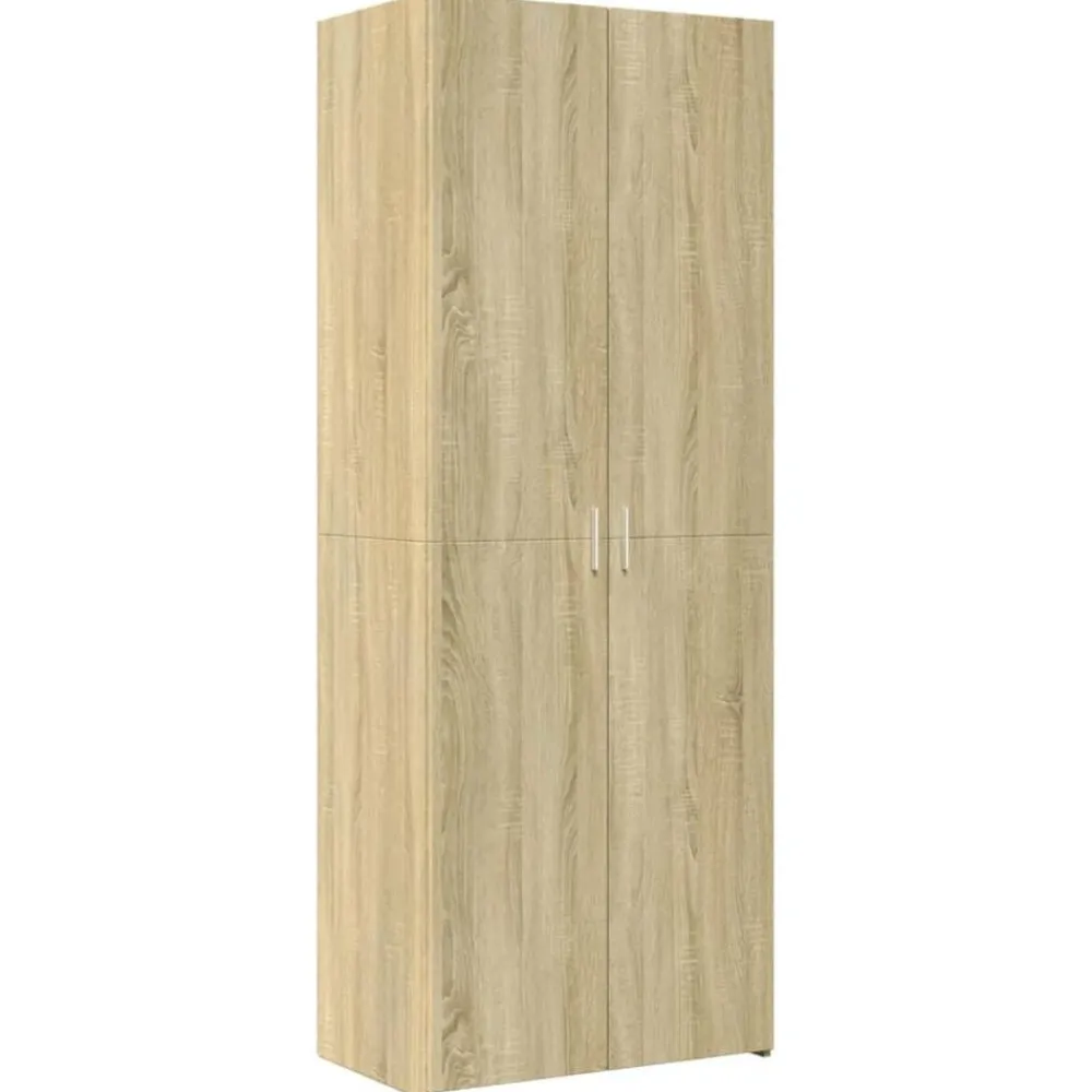 vidaXL Armarios Y Almacenamiento-Armario de madera de ingeniería 70x42,5x225 cm