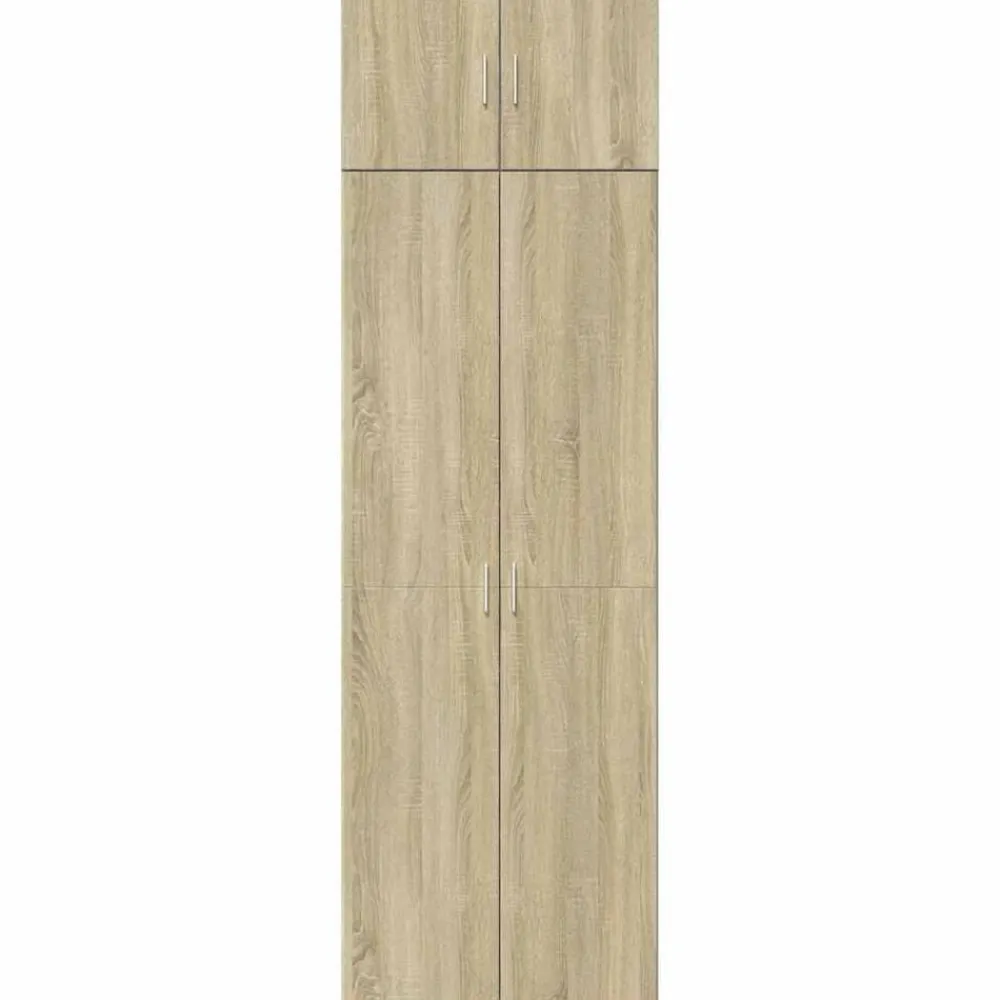 vidaXL Armarios Y Almacenamiento-Armario de madera de ingeniería 70x42,5x225 cm