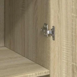 vidaXL Armarios Y Almacenamiento-Armario de madera de ingeniería 70x42,5x225 cm