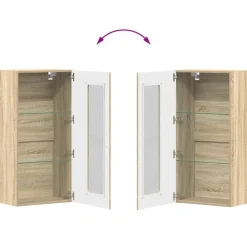 vidaXL Armario de Madera 50 x 29 x 100 cm Roble Sonoma Online