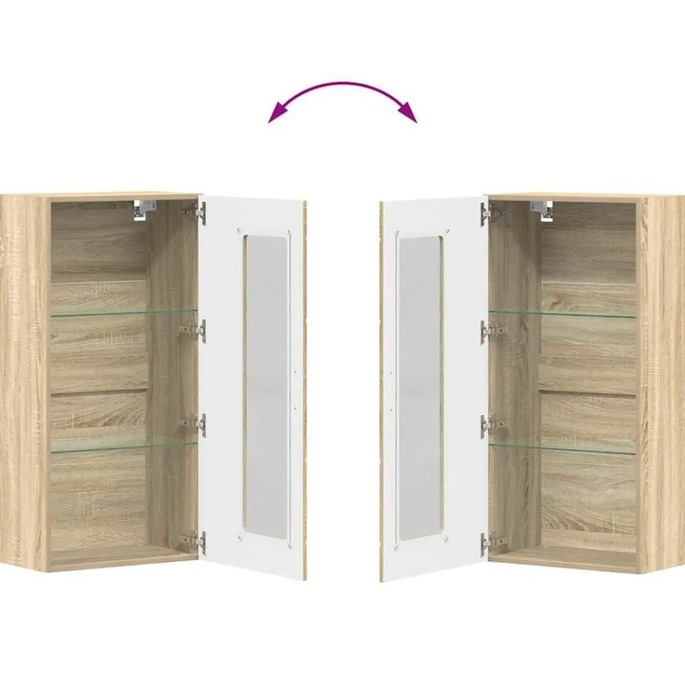 vidaXL Armario de Madera 50 x 29 x 100 cm Roble Sonoma Online