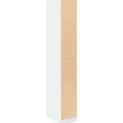 vidaXL Armario de madera de ingeniería 30x50x200 cm Blanco