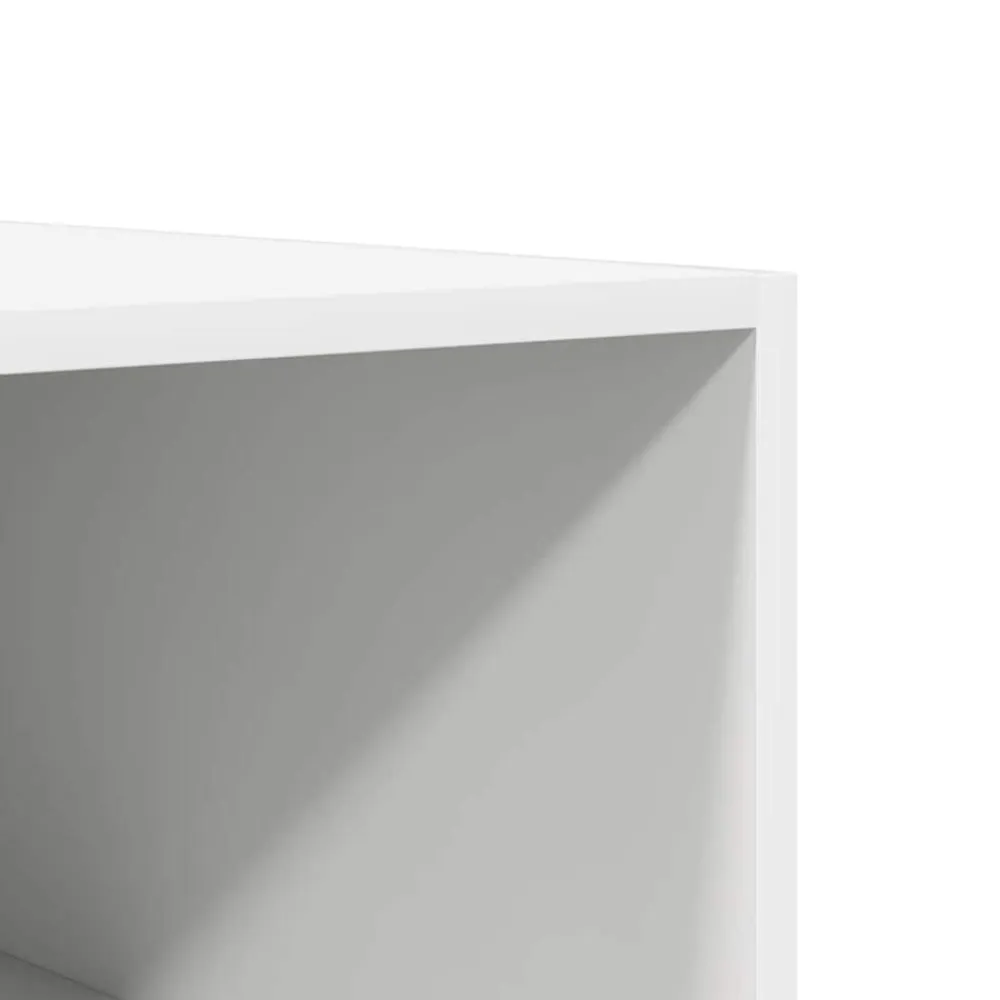vidaXL Armario de madera contrachapada 100x50x200 cm Blanco Clearance