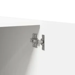 vidaXL Armario de madera de ingeniería 80x52x180 cm Blanco Clearance
