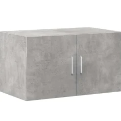vidaXL Armario de madera de ingeniería gris hormigón 70x42,5x225 cm Gris hormigón Hot