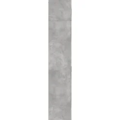 vidaXL Armario de madera de ingeniería gris hormigón 70x42,5x225 cm Gris hormigón Hot