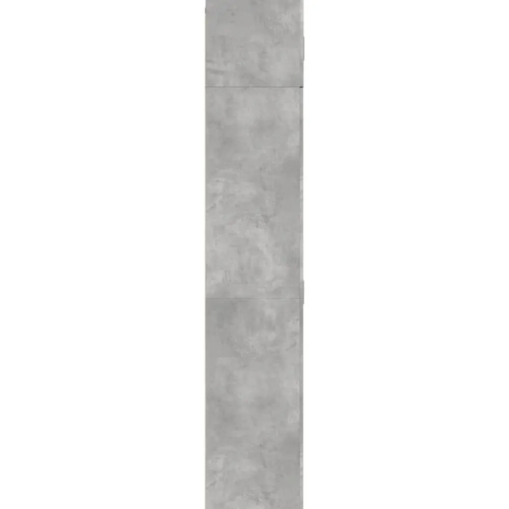 vidaXL Armario de madera de ingeniería gris hormigón 70x42,5x225 cm Gris hormigón Hot