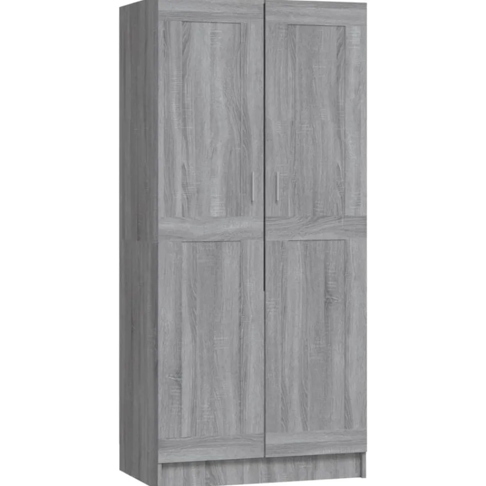 vidaXL Armario de madera contrachapada 82,5x51,5x180 cm Gris sonoma Hot