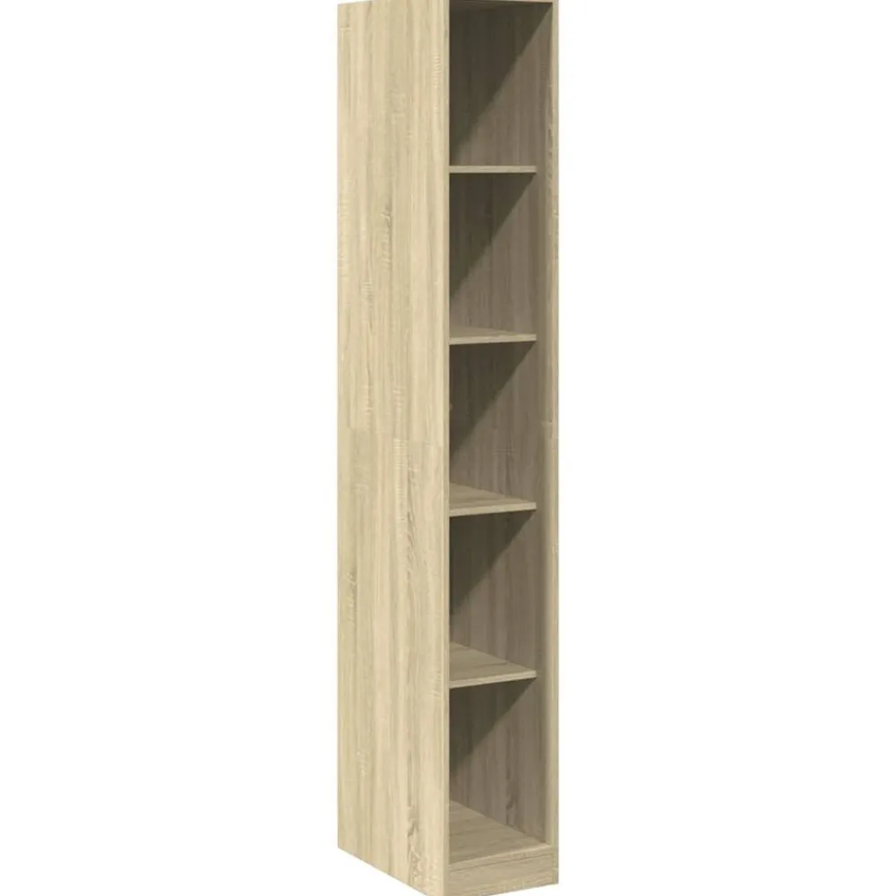vidaXL Armario de madera de ingeniería 30x50x200 cm Roble Sonoma Discount