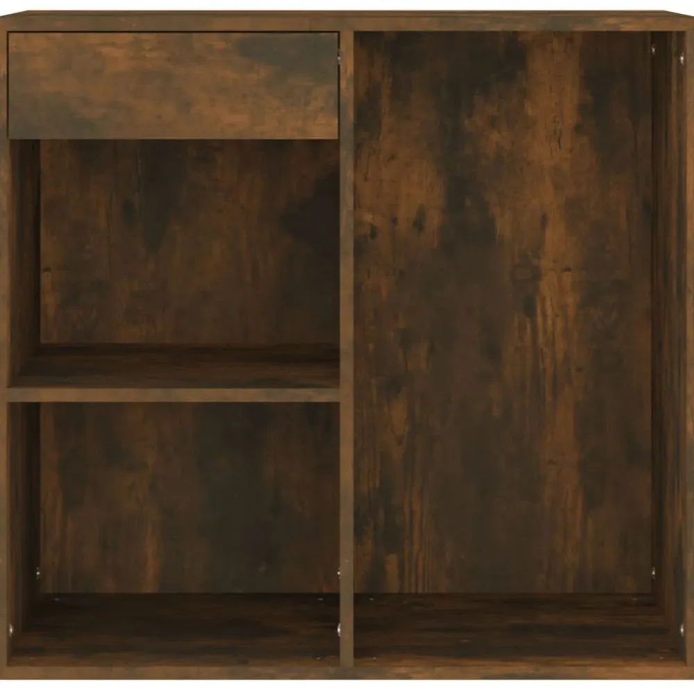 vidaXL Armarios Y Almacenamiento-Armario de maquillaje madera color 80x40x75 cm