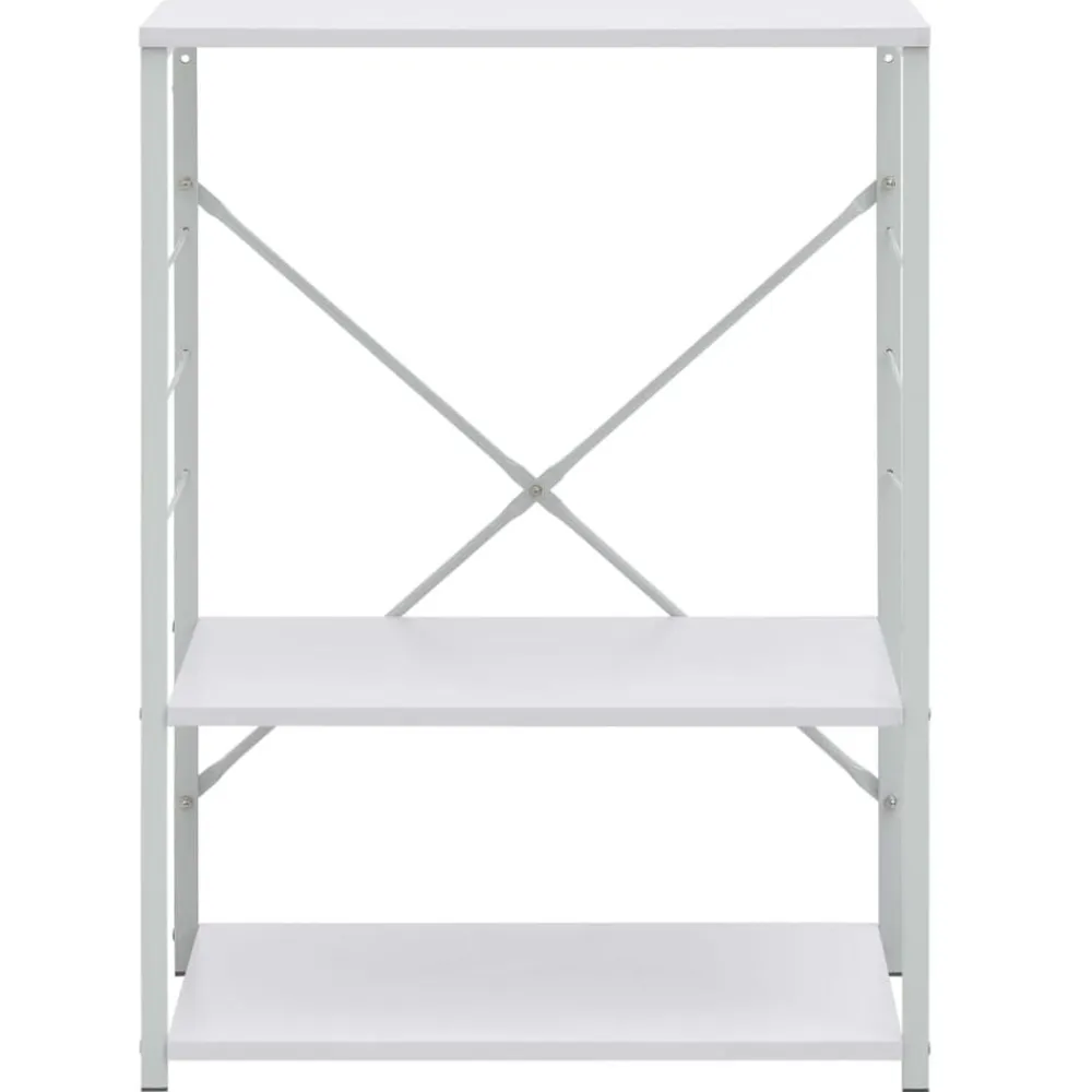 vidaXL Armario de microondas madera ingeniería 60x39,6x79,5 cm Blanco New