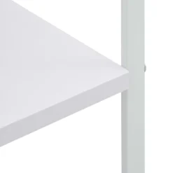 vidaXL Armario de microondas madera ingeniería 60x39,6x79,5 cm Blanco New