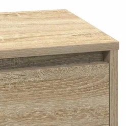 vidaXL Armario de Noche con cajón 71 x 34,5 x 75 cm Roble Sonoma Outlet