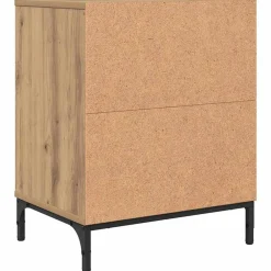 vidaXL Mesas-Armario de Noche con cajón 49 x 36 x 61 cm