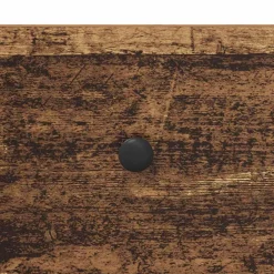 vidaXL Mesas-Armario de Noche con cajón Madera vieja 35 x 30 x 51 cm