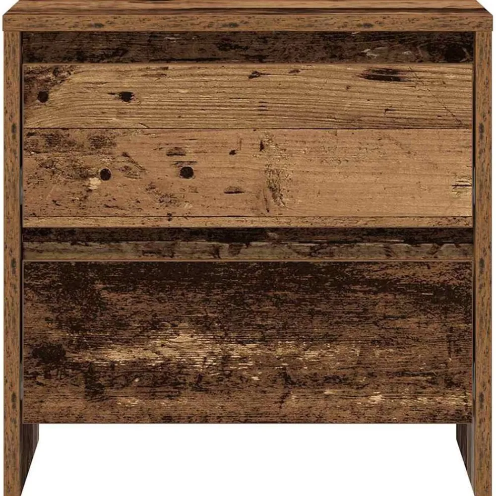 vidaXL Armario de Noche con cajón Madera vieja 45 x 34 x 44,5 cm Madera envejecida Hot