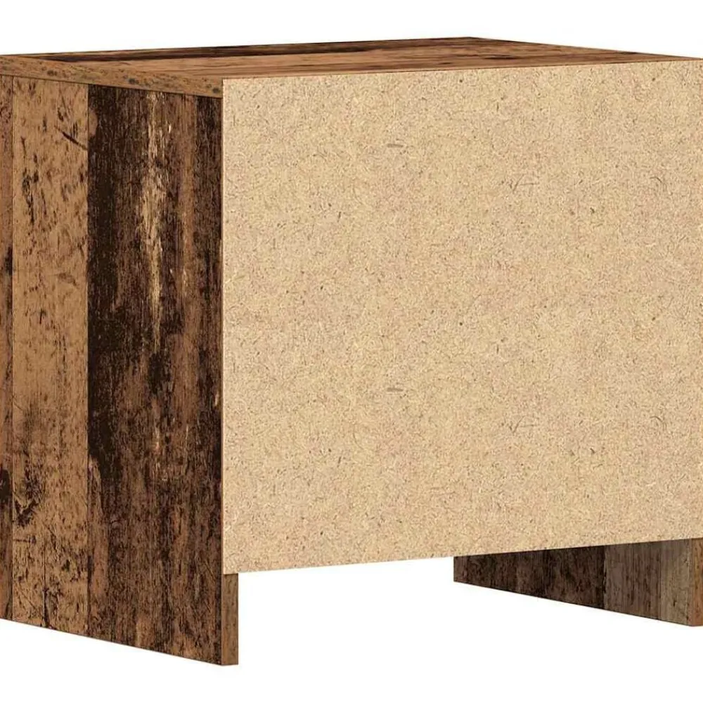 vidaXL Armario de Noche con cajón Madera vieja 45 x 34 x 44,5 cm Madera envejecida Hot