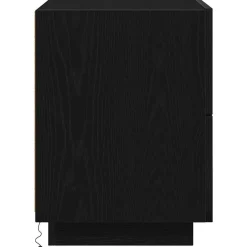 vidaXL Armario de Noche con cajón 45 x 40 x 55 cm Roble negro Online