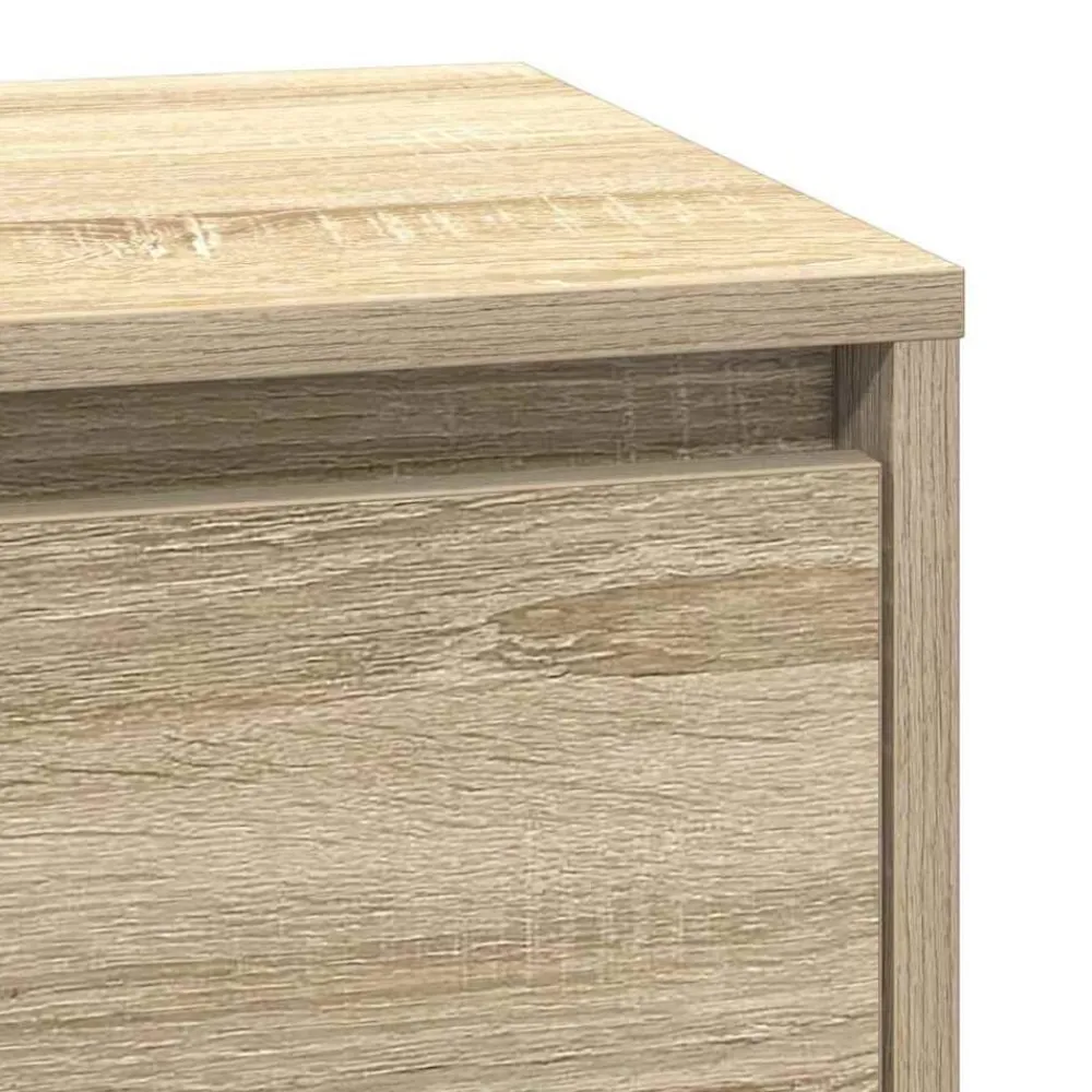 vidaXL Armario de Noche con cajón 39 x 34,5 x 65 cm Roble Sonoma Discount