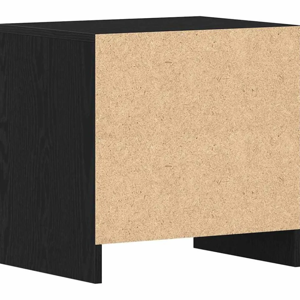 vidaXL Armario de Noche con cajón 45 x 34 x 44,5 cm Roble negro Outlet