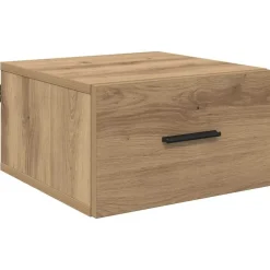 vidaXL Armario de Noche con cajón 35 x 35 x 20 cm Roble artisan Best