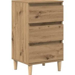 vidaXL Armario de Noche con cajón Roble artesanal 40 x 35 x 70 cm Roble artisan Clearance