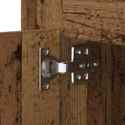 vidaXL Armario de Noche Madera vieja 44 x 34,5 x 45 cm Madera envejecida Clearance