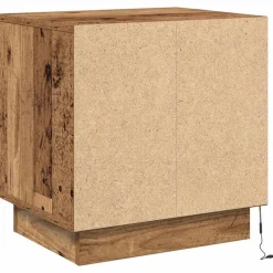 vidaXL Armario de Noche Madera vieja 44 x 34,5 x 45 cm Madera envejecida Clearance