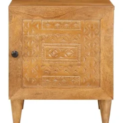 vidaXL Armario de Noche Marrón Claro 40 x 33 x 46 cm Acabado desértico Online