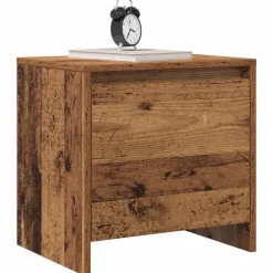 vidaXL Armario de Noche Madera vieja 45 x 34 x 44,5 cm Madera envejecida Discount