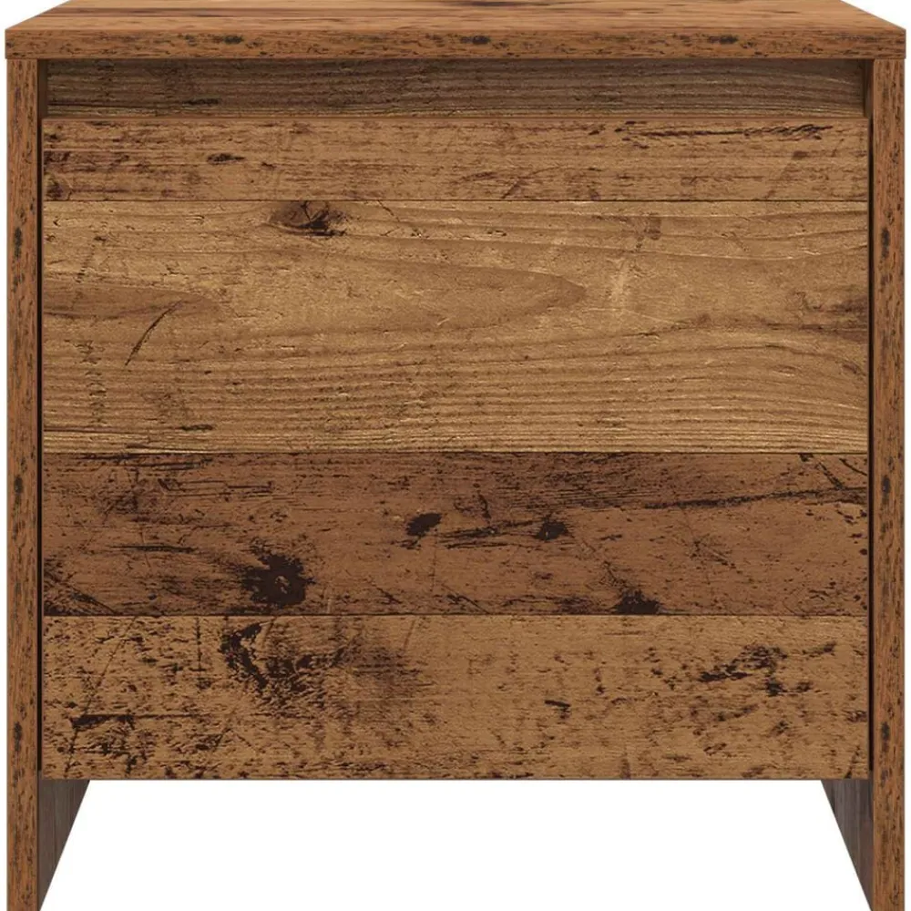vidaXL Armario de Noche Madera vieja 45 x 34 x 44,5 cm Madera envejecida Discount