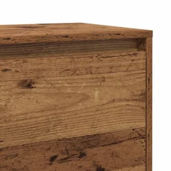 vidaXL Armario de Noche Madera vieja 45 x 34 x 44,5 cm Madera envejecida Discount