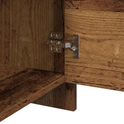 vidaXL Armario de Noche Madera vieja 45 x 34 x 44,5 cm Madera envejecida Discount