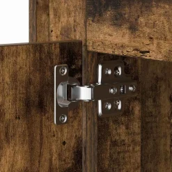 vidaXL Armario de Noche 44 x 34,5 x 45 cm Roble ahumado Clearance