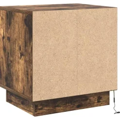 vidaXL Armario de Noche 44 x 34,5 x 45 cm Roble ahumado Clearance