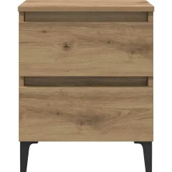 vidaXL Armario de Noche 40 x 35 x 50 cm Roble artisan Outlet
