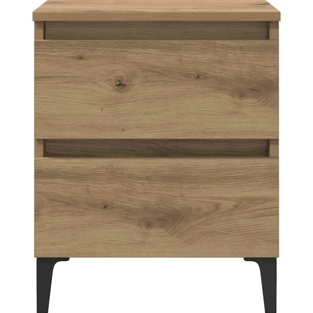 vidaXL Armario de Noche 40 x 35 x 50 cm Roble artisan Outlet