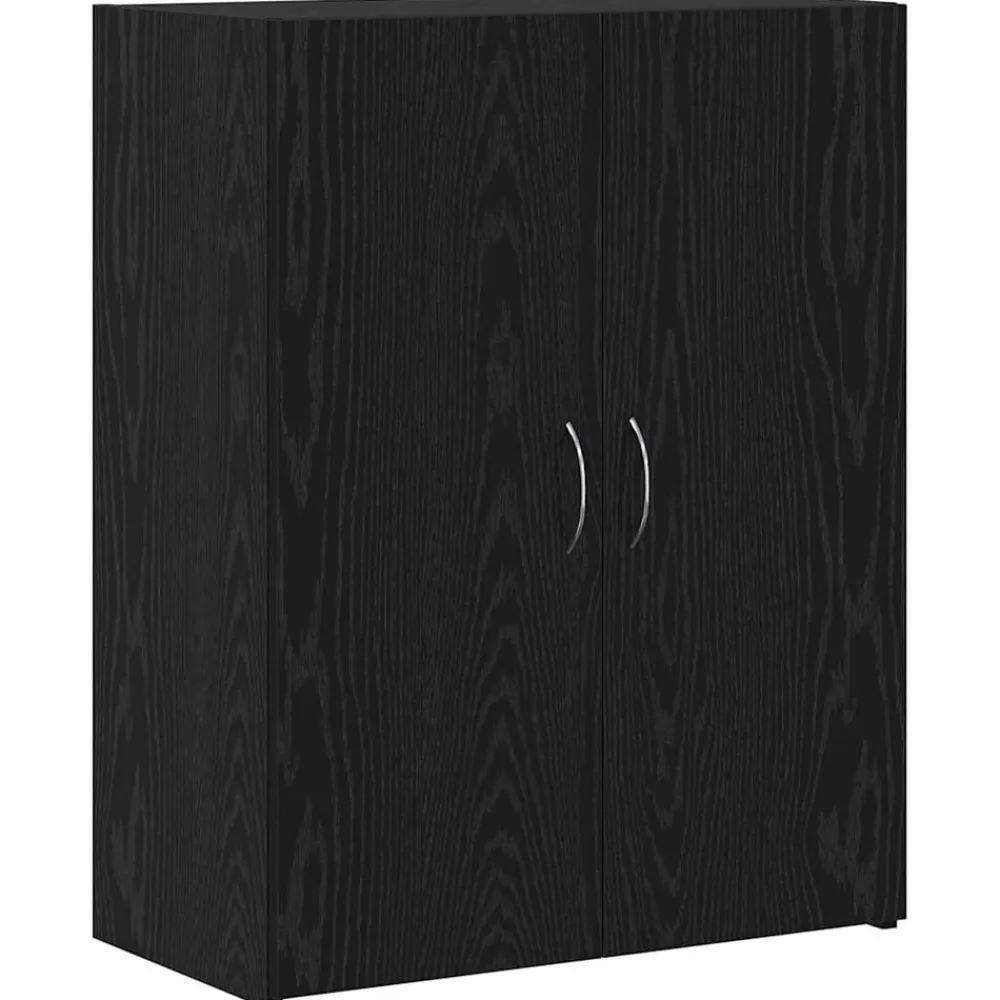 vidaXL Armario de Oficina con puerta Roble artesanal 70 x 32 x 77.5 cm Roble negro New