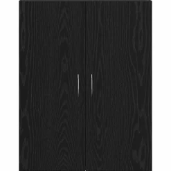 vidaXL Armario de Oficina con puerta Roble artesanal 70 x 32 x 77.5 cm Roble negro New