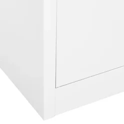 vidaXL Armario de oficina de acero 90x40x180 cm Blanco Sale