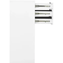 vidaXL Armario de oficina de acero 90x40x102 cm Blanco Outlet