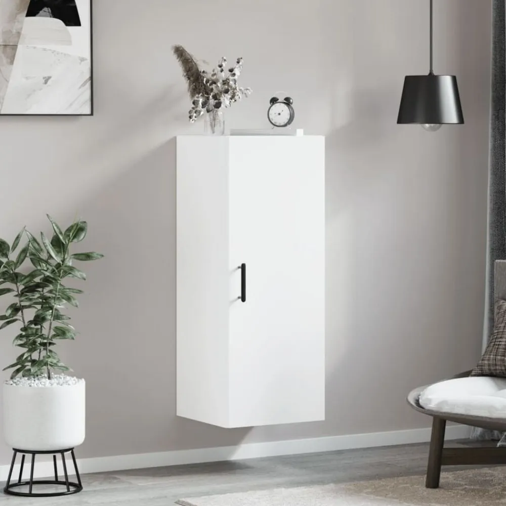 vidaXL Armario de pared 34,5x34x90 cm Blanco Online