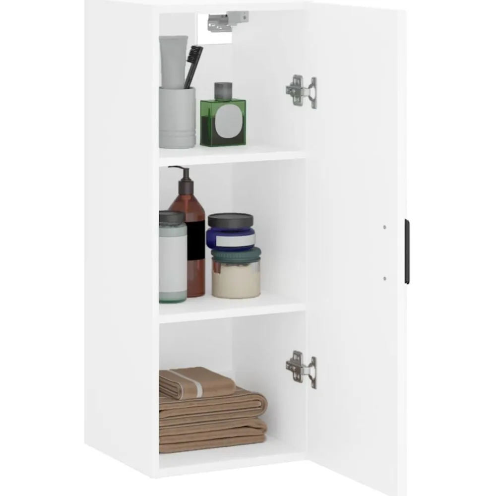 vidaXL Armario de pared 34,5x34x90 cm Blanco Online