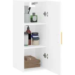 vidaXL Armarios Y Almacenamiento-Armario de pared 34,5x34x90 cm