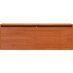 vidaXL Armario de Pared con estante Marrón cera 100 x 30 x 35 cm Marrón cera Hot