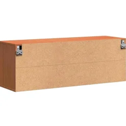 vidaXL Armario de Pared con estante Marrón cera 100 x 30 x 35 cm Marrón cera Hot